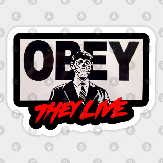 They Live Sticker by gulymaiden